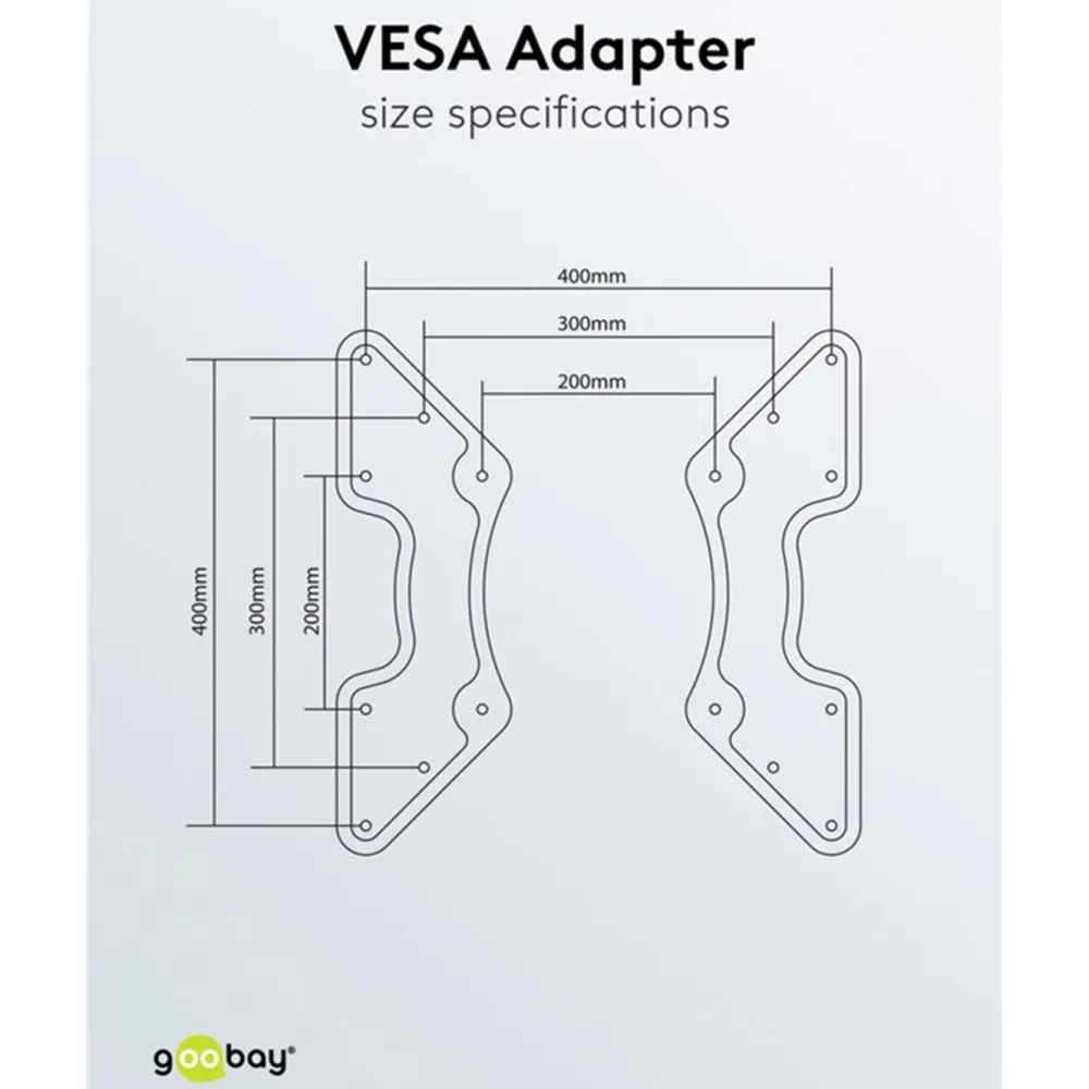 Kjell Tv Og Tilbehør|Adapter for VESA-feste