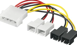 Kjell Kabler Til Datamaskin|Datamaskinkomponenter|Adapterkabel for vifter, 4-pinners Molex