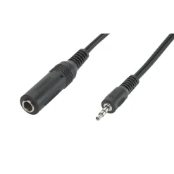 Kjell Lyd- & Videokabler|Kabler For Lyd|Adapterkabel 6,3 mm til 3,5 mm, stereo