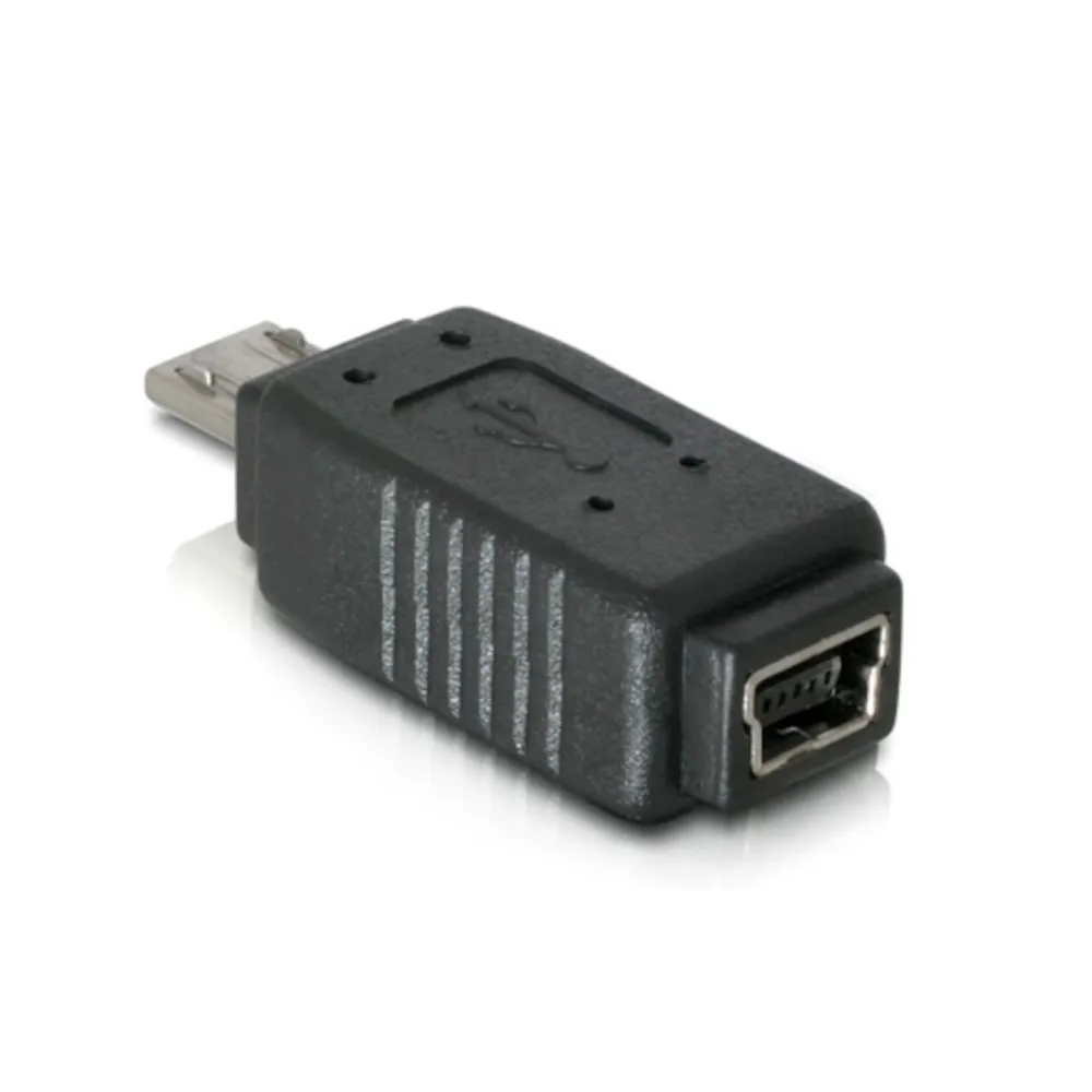 Kjell Kabler Og Adaptere|Usb|Adapter mini-USB-hunnkontakt til micro-USB-hannkontakt