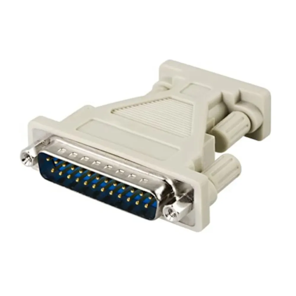 Kjell Kabler Til Datamaskin|Kabler Og Adaptere|Adapter, 25-pinners til 9-pinners DB25ha-DE9ho