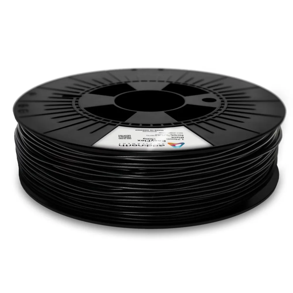 Addnorth 3D-Skriver|Easyflex TPU-filament 95A for 3D-skrivere 1,75 mm Svart