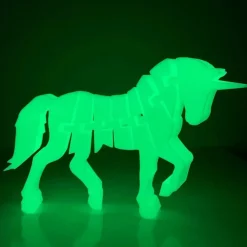Addnorth 3D-Skriver|E-PLA-filament for 3D-skriver 1,75 mm Dark Green selvlysende