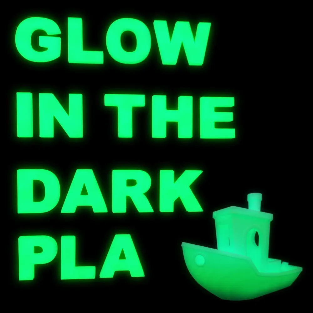 Addnorth 3D-Skriver|E-PLA-filament for 3D-skriver 1,75 mm Dark Green selvlysende