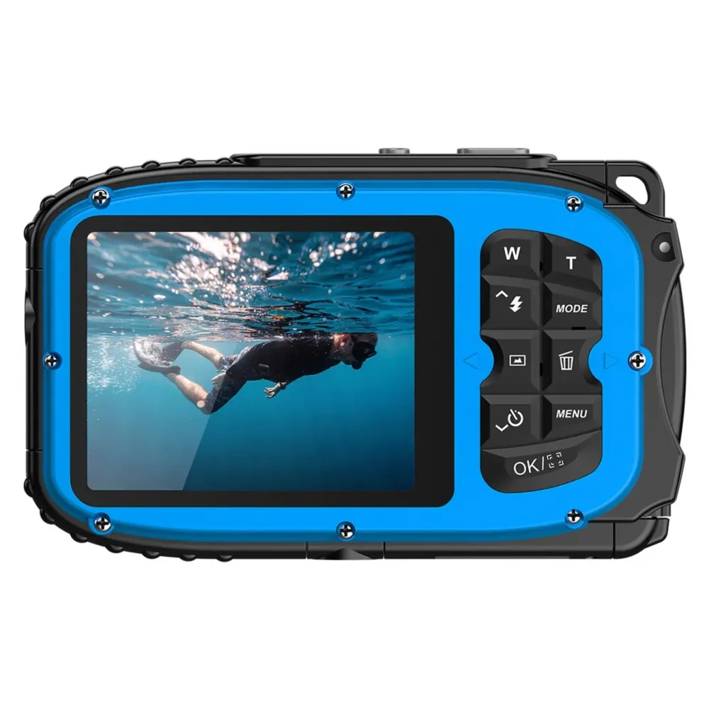 AgfaPhoto Foto Og Video|Realishot WP6000 vanntett kompaktkamera Blå