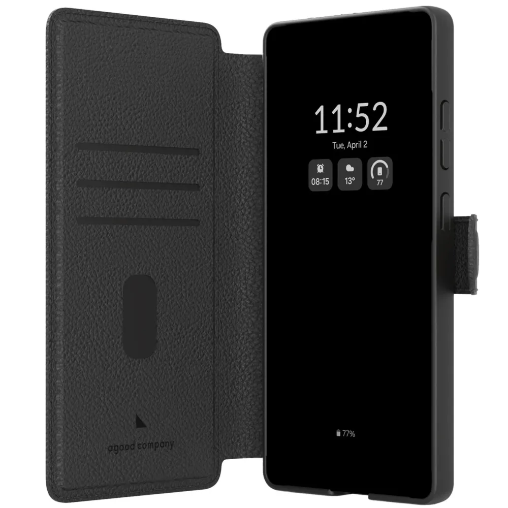 Agood company Mobildeksler & Etui|Lommebokdeksel Samsung S25 Ultra Svart