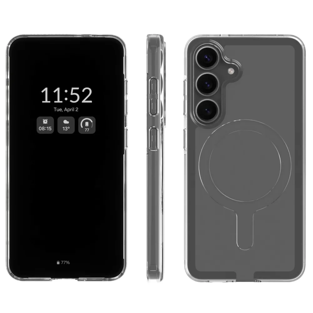 Agood company Mobildeksler & Etui|Mobildeksel for Samsung S25 Gjennomsiktig