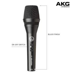 AKG Mikrofoner|Perception P3 S sangmikrofon med på/av-knapp