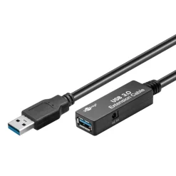 Kjell Kabler Og Adaptere|Usb|Aktiv USB 5 Gb/s-forlengelseskabel 5 m