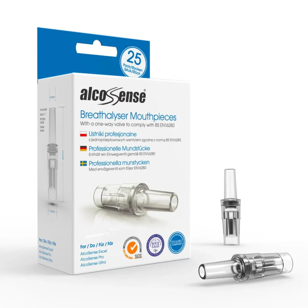 Alcosense Kropp Og Helse|Munnstykker Pro 25-pk.