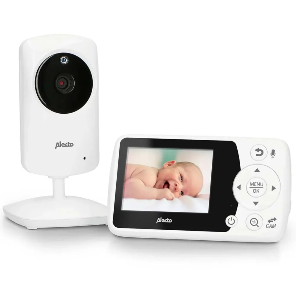 Alecto Barn Og Baby|Videobabyvakt med 2,4-tommers fargeskjerm