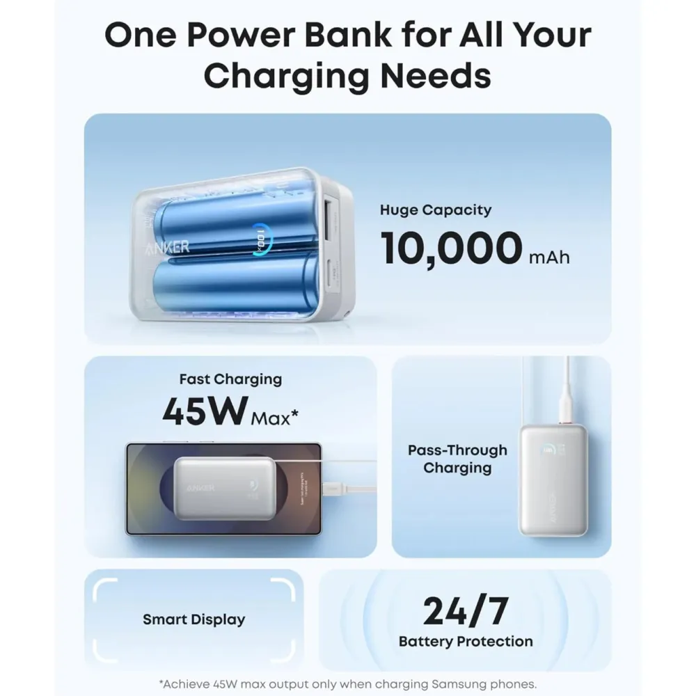 Anker Powerbank|Nano Powerbank 10 000 mAh 45 W