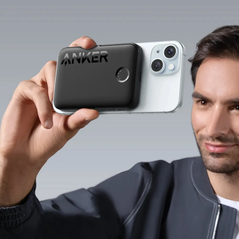 Anker Iphone-Tilbehør|Powerbank|MagGo Magnetisk powerbank for iPhone 5000 mAh