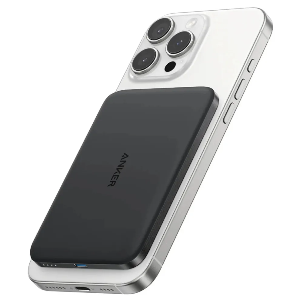 Anker Powerbank|Mobiltelefonladere|MagGo Powerbank Slim 5k