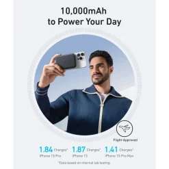 Anker Mobiltelefonladere|MagGo Powerbank Slim 10000mah