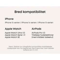 Anker Iphone-Tilbehør|Hjemmekontor|MagGo Trådløs og sammenleggbar 3-i-1-ladestasjon