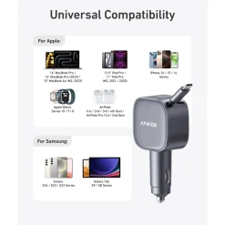 Anker Mobiltelefonladere|Nano Car Charger 75W