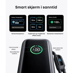 Anker Powerbank|Powerbank 165 W 25000 mAh med kabler
