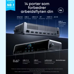 Anker Hdmi|Kabler Og Adaptere|Prime 14-porters multiadapter