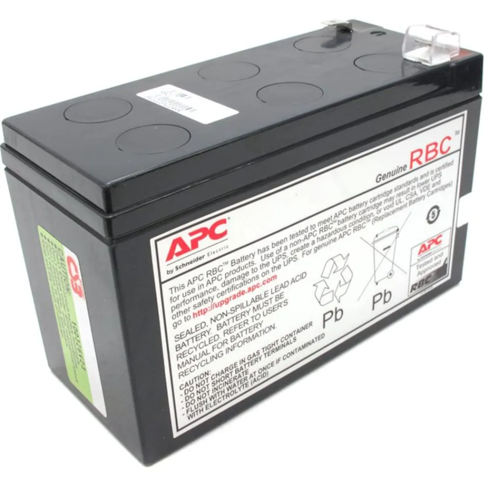 APC Datatilbehør|Erstatningsbatteri #17 - 12 V 9 Ah