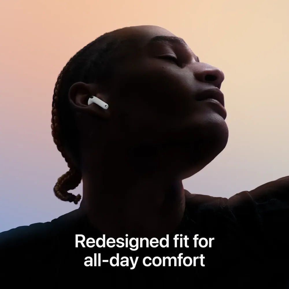 Apple Iphone-Tilbehør|Hodetelefoner Og Hodesett|AirPods 4 med aktiv støydemping