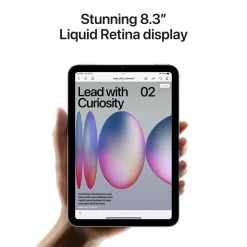 Apple Ipad Og Tilbehør|iPad mini (A17 Pro) 128 GB Wifi Romgrå