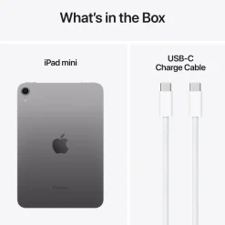 Apple Ipad Og Tilbehør|iPad mini (A17 Pro) 128 GB Wifi Romgrå