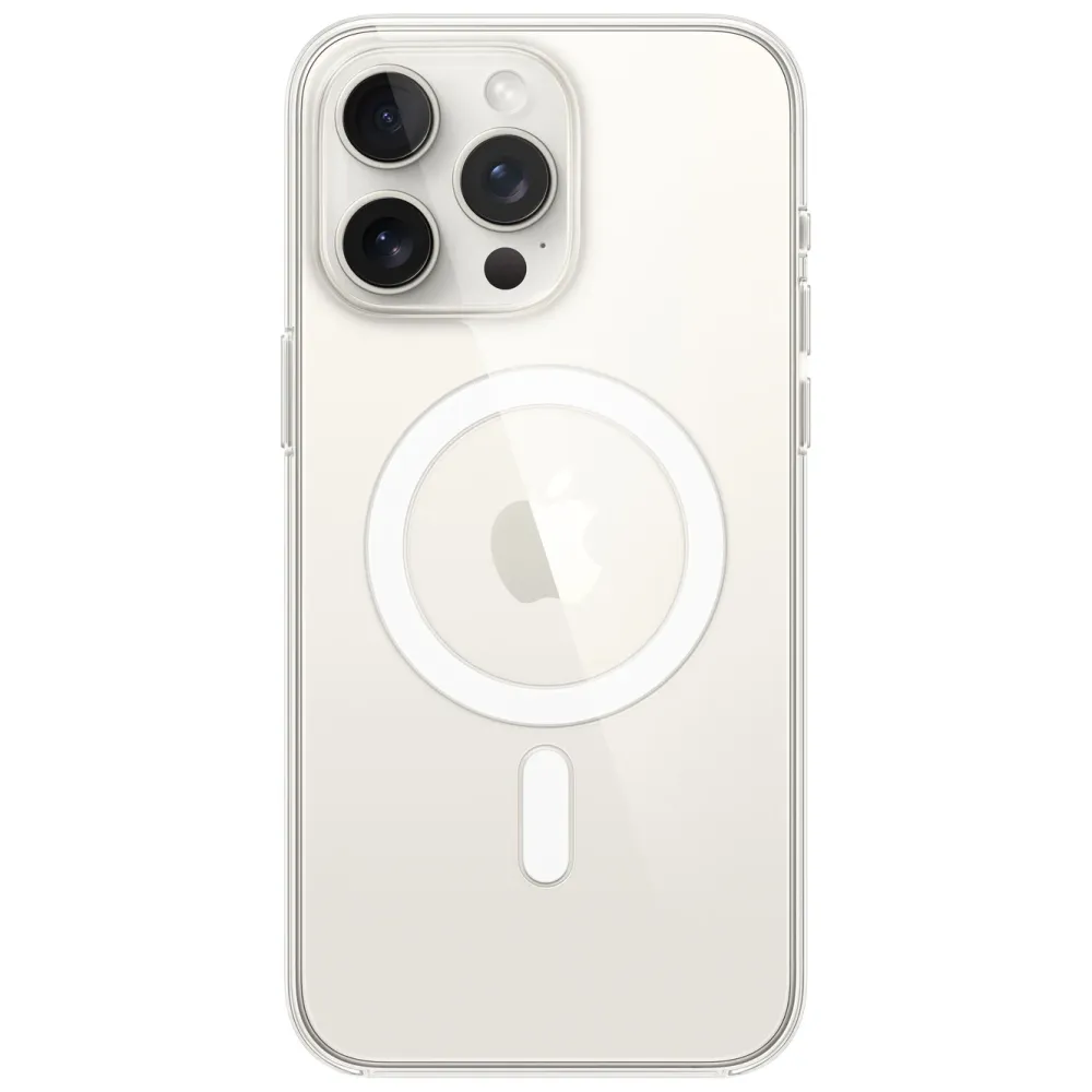 Apple Iphone-Tilbehør|Klart deksel med MagSafe til iPhone 15 Pro Max