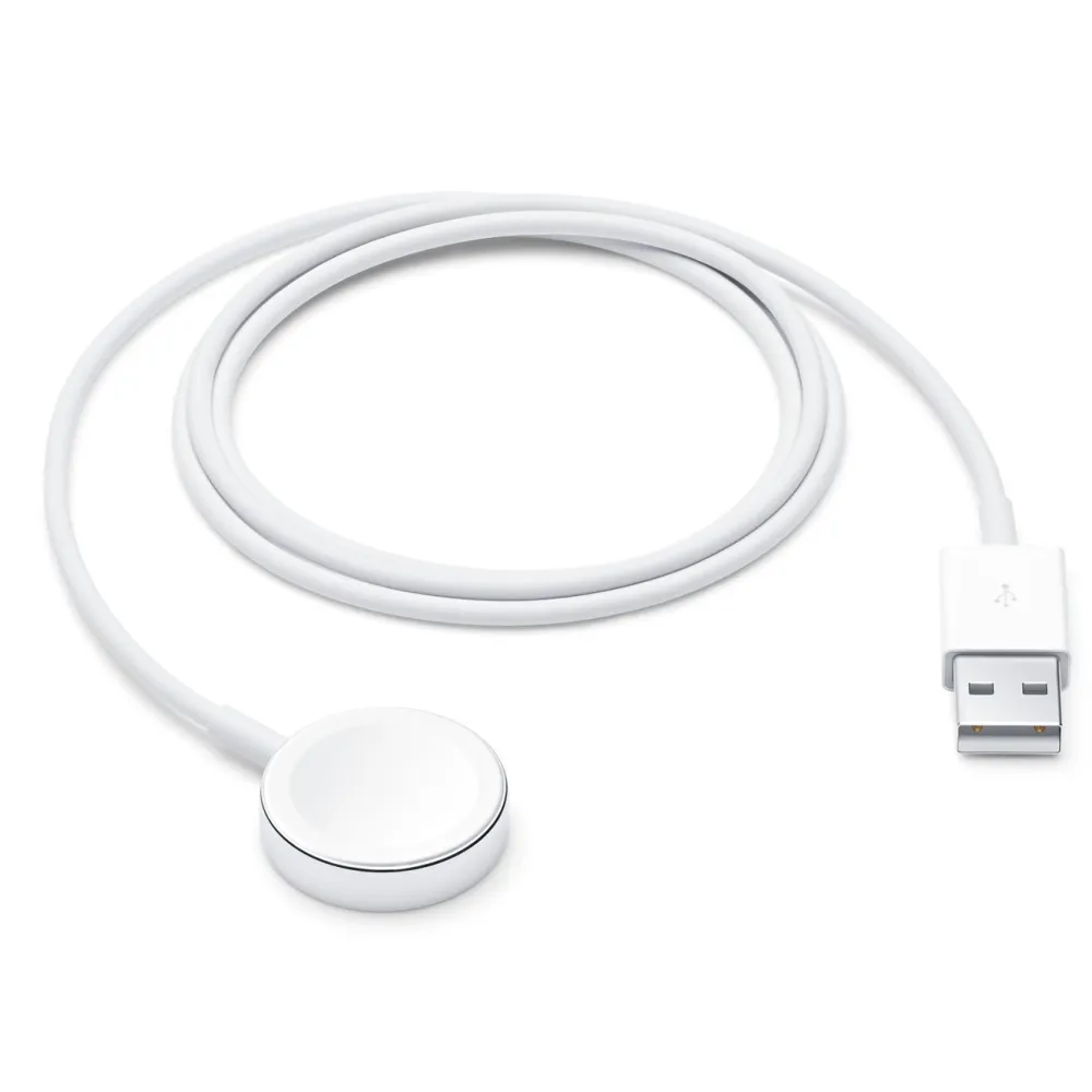 Apple Smartklokker Og Ringer|Magnetisk ladekabel med USB-kontakt for Watch 1 m