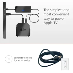 Kjell Tv Og Tilbehør|Apple TV Strømadapter USB
