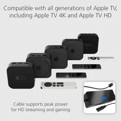 Kjell Tv Og Tilbehør|Apple TV Strømadapter USB