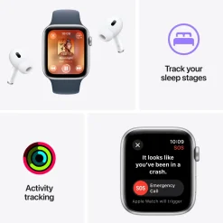 Apple Smartklokker Og Ringer|Watch SE GPS 40 mm Midnight M/L