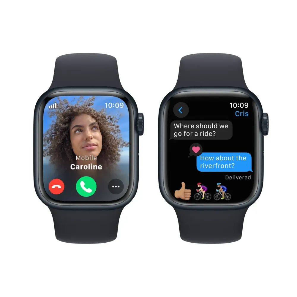 Apple Smartklokker Og Ringer|Watch Series 9 GPS + Cellular 41 mm Midnight M/L