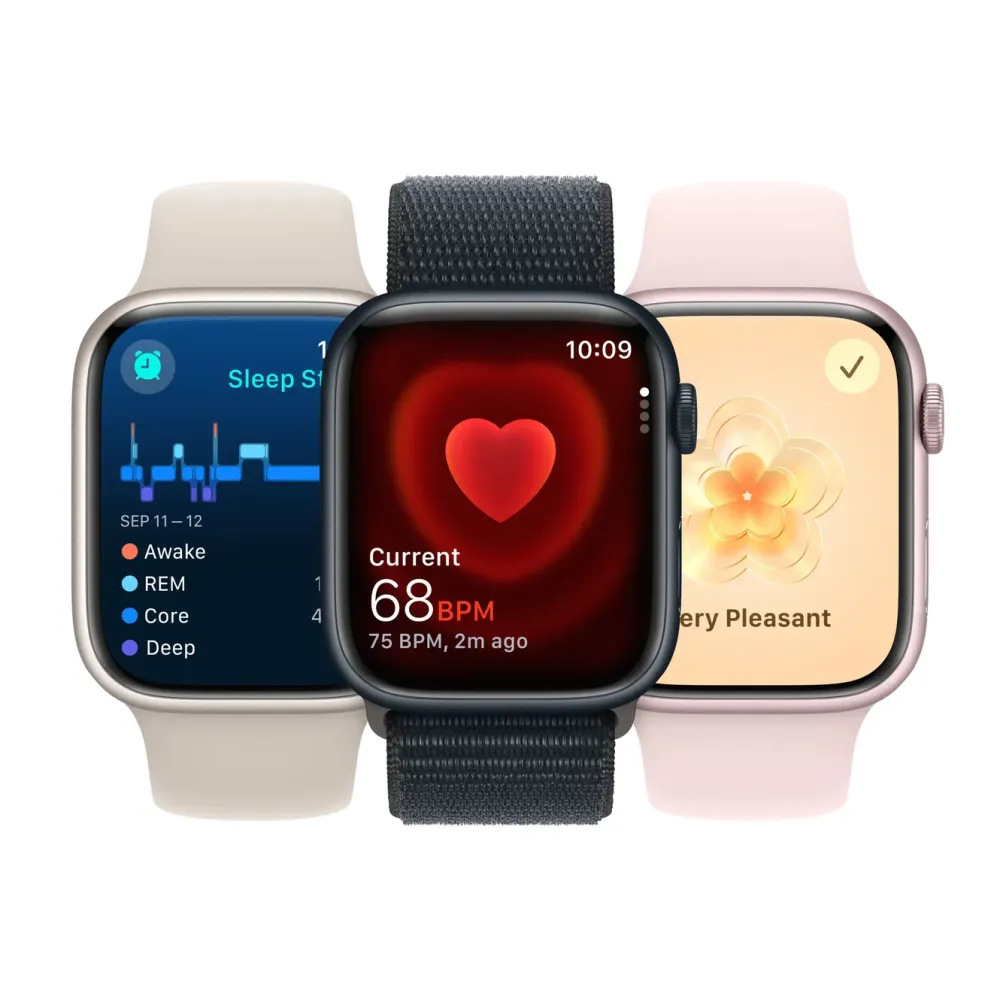 Apple Smartklokker Og Ringer|Watch Series 9 GPS + Cellular 41 mm Midnight M/L