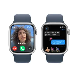 Apple Smartklokker Og Ringer|Watch Series 9 GPS + Cellular 41 mm Silver M/L