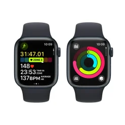 Apple Smartklokker Og Ringer|Watch Series 9 GPS 41 mm Midnight S/M