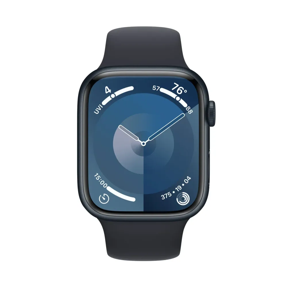Apple Smartklokker Og Ringer|Watch Series 9 GPS 45 mm Midnight M/L