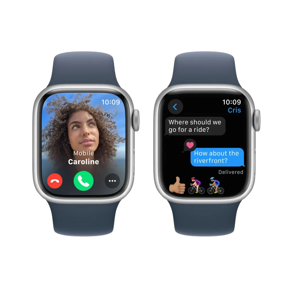 Apple Smartklokker Og Ringer|Watch Series 9 GPS 41 mm Silver S/M