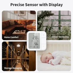 Aqara Smarte Alarmer|Smarte Sensorer|Climate Sensor W100 Hvit