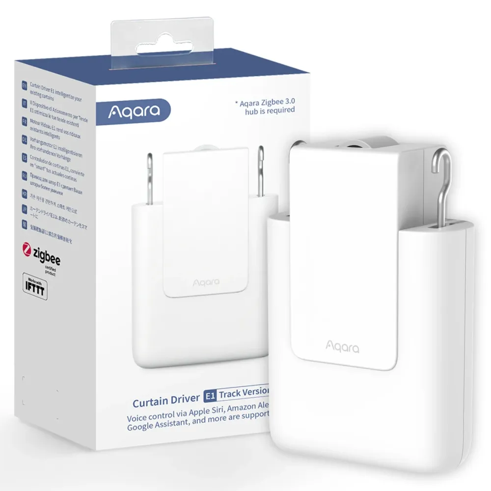 Aqara Smart Gardinkontroll|Curtain Driver E1 Gardinkontroll for U- og I-skinner