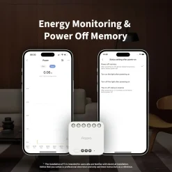 Aqara Fjernstrømbryter|Dual Relay Module T2 Zigbee-fjernstrømbryter