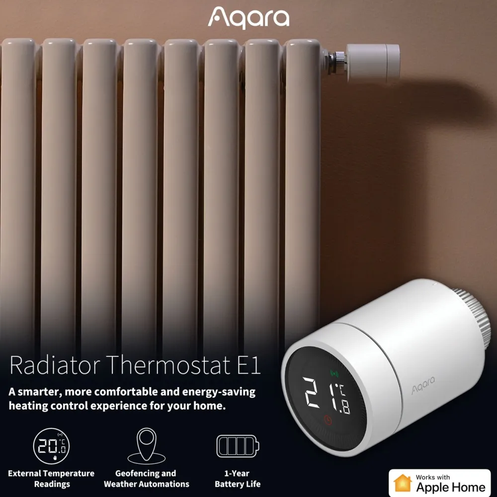 Aqara Inneklima|Temperaturkontroll|E1 Smart termostat for ovner