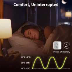 Aqara Temperaturkontroll|Floor Heating Thermostat W500 Hvit