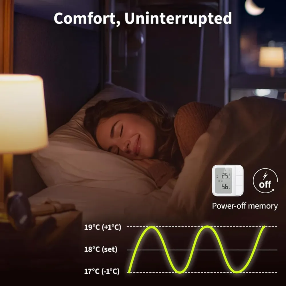 Aqara Temperaturkontroll|Floor Heating Thermostat W500 Hvit