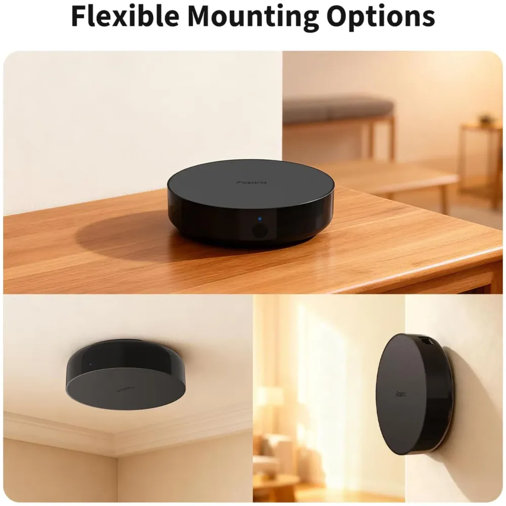 Aqara Smarte Alarmer|Smarte Sensorer|Hub M200 – smart hub med Matter, Zigbee og Thread