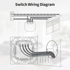 Aqara Smart Gardinkontroll|Shutter Switch H2 EU for rullegardiner og persienner