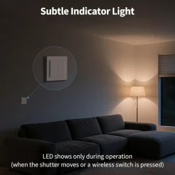 Aqara Smart Gardinkontroll|Shutter Switch H2 EU for rullegardiner og persienner