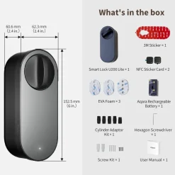 Aqara Låser|Smarte Lås|Smart Lock U200 Lite Kit