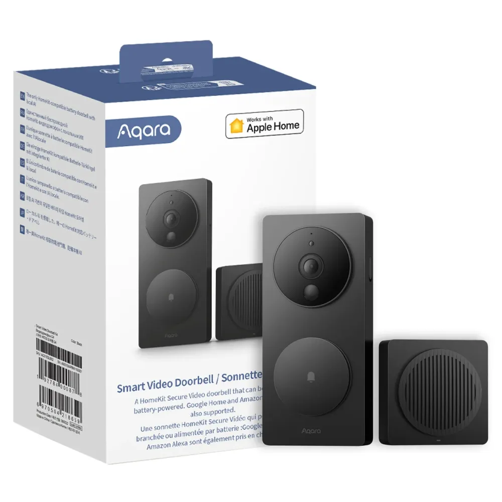 Aqara Smart Dørklokke|Smart Dørklokke|Smart Video Doorbell G4
