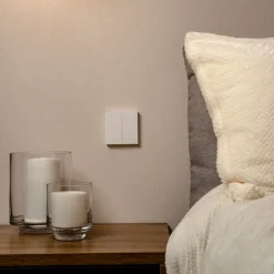 Aqara Fjernstrømbryter|Smart Wall Switch H1 Dobbel med nøytralleder